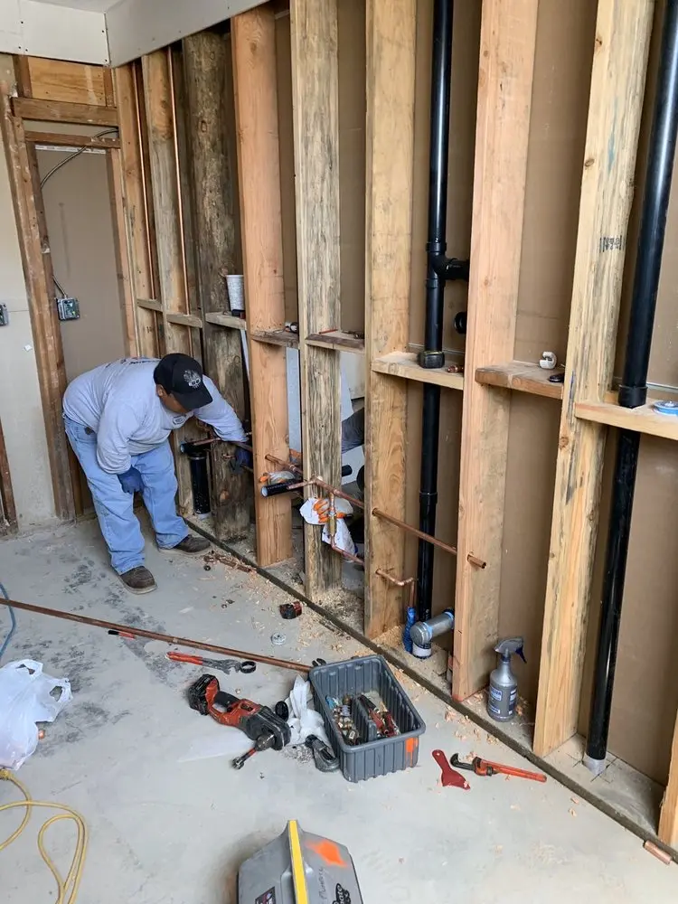Commercial rough-in plumbing for Gas Line Repair in Palmers Hill